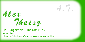 alex theisz business card